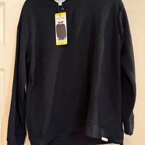 Orvis Black Crewneck Sweater Classic Design